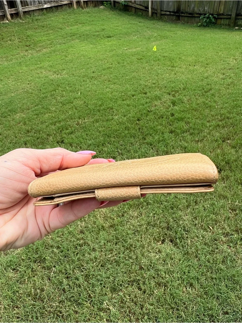 CHANEL Vintage Beige/Tan Caviar Leather Wallet ✨